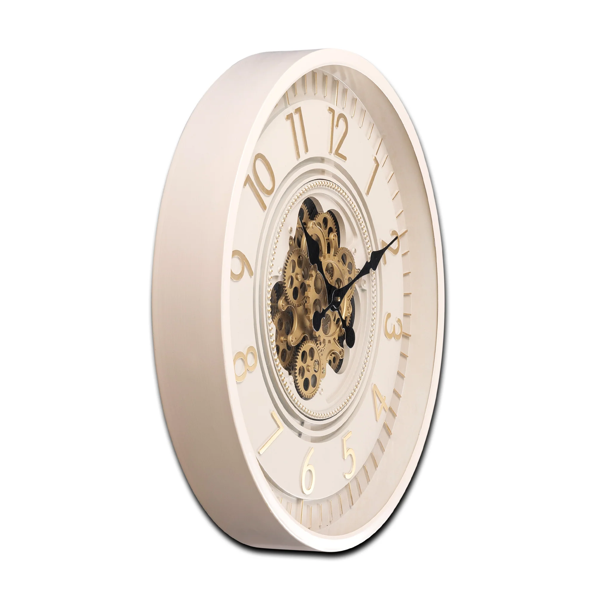 Lunar Echo Luxury Designer Wall Clock Online With Moving Gear Mechanism Buy Wall Clock Online (Steel Body) - Image 3