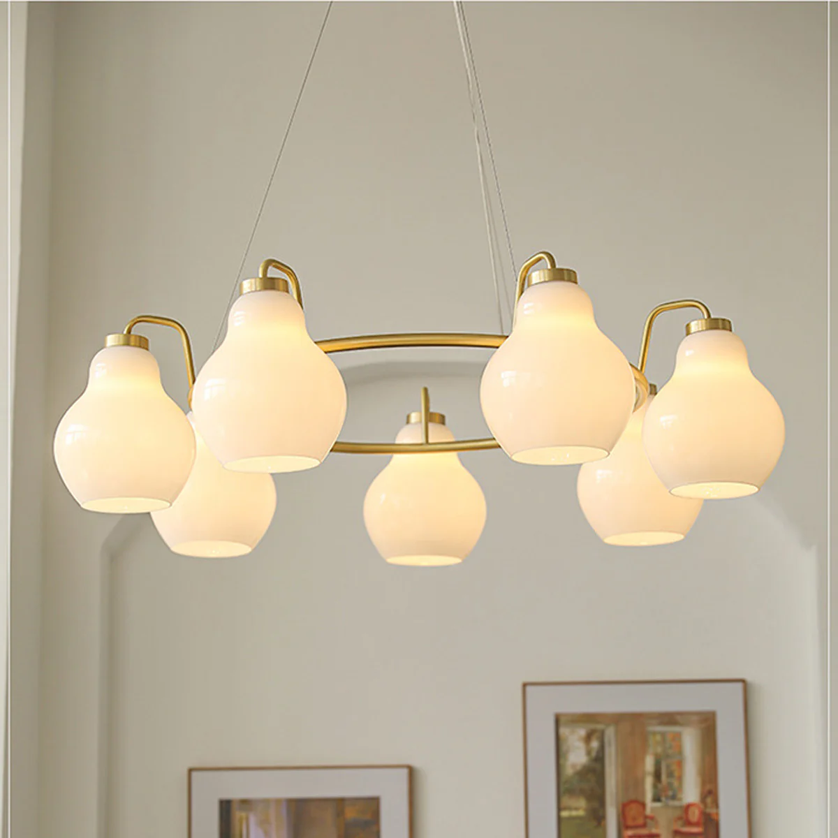 Lunar Glow Pendant Chandelier Light For Living Room - Image 5