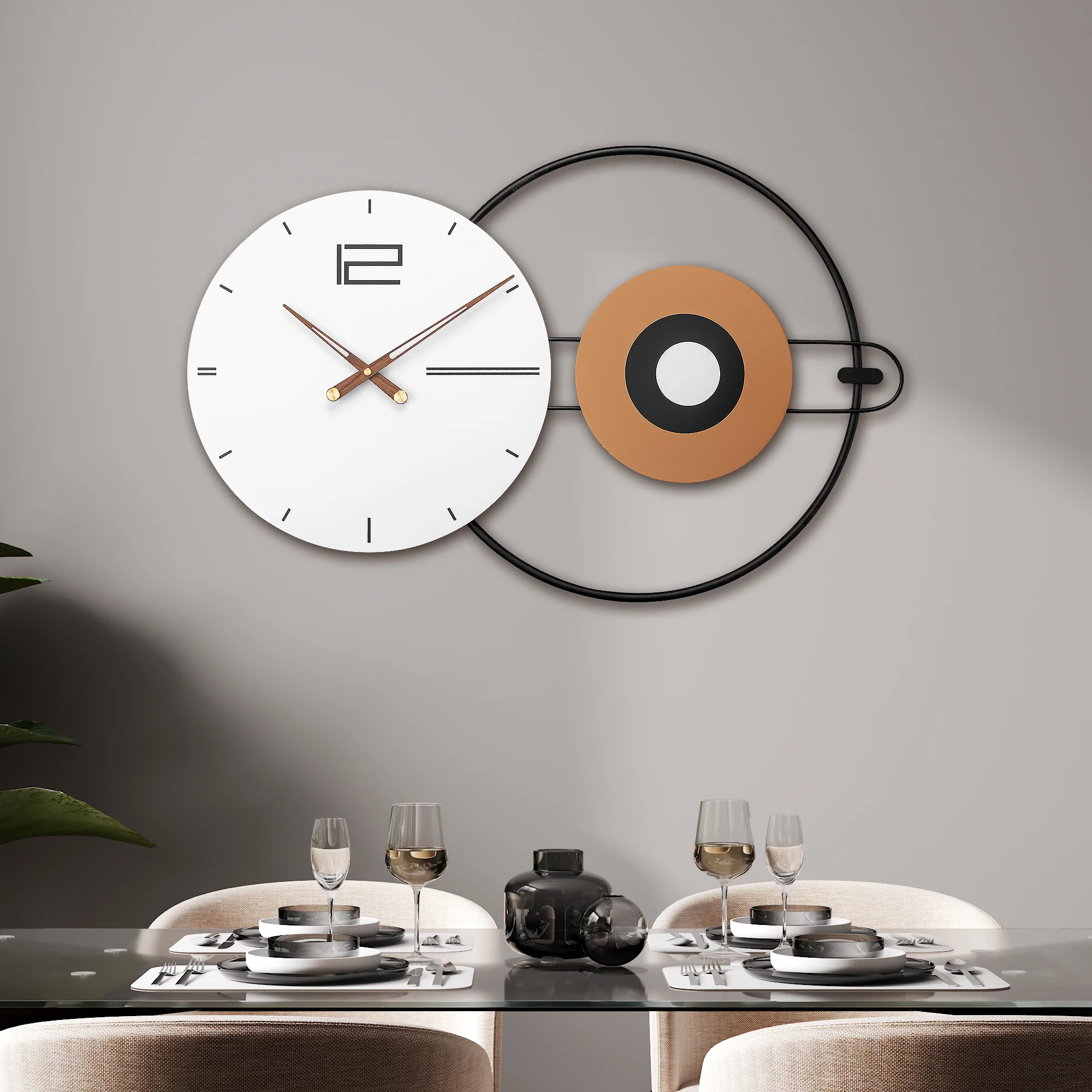 Lustrous Legacy Metal Wall Clock Panel Buy Wall Clock Online - Image 4