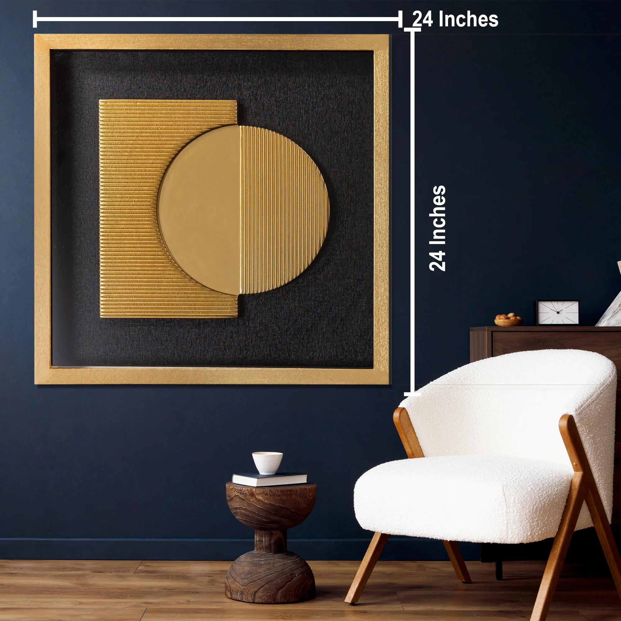 Luxe Symmetry Shadow Box for Wall Decoration - Image 2