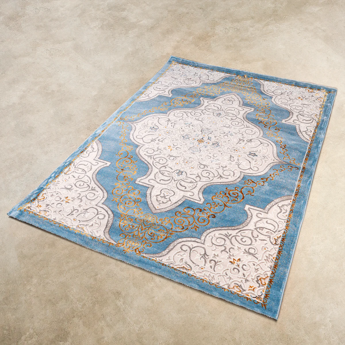 Lynx Mongolian Textile Floor Rug (5 X 7.5 Feet) - Image 2