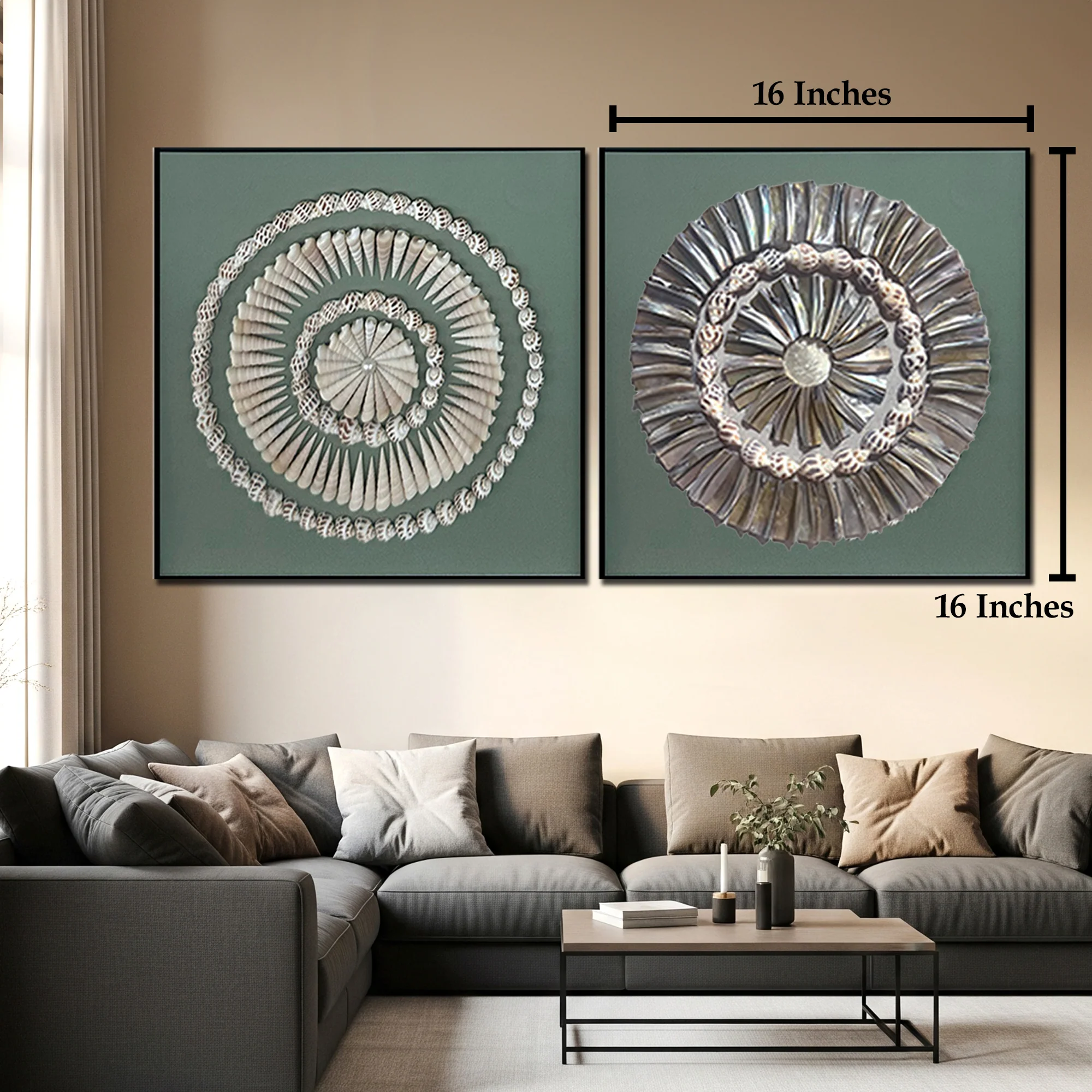 Marine Radiance Wall Art Shadow Box & Wall Decoration Item - Image 2