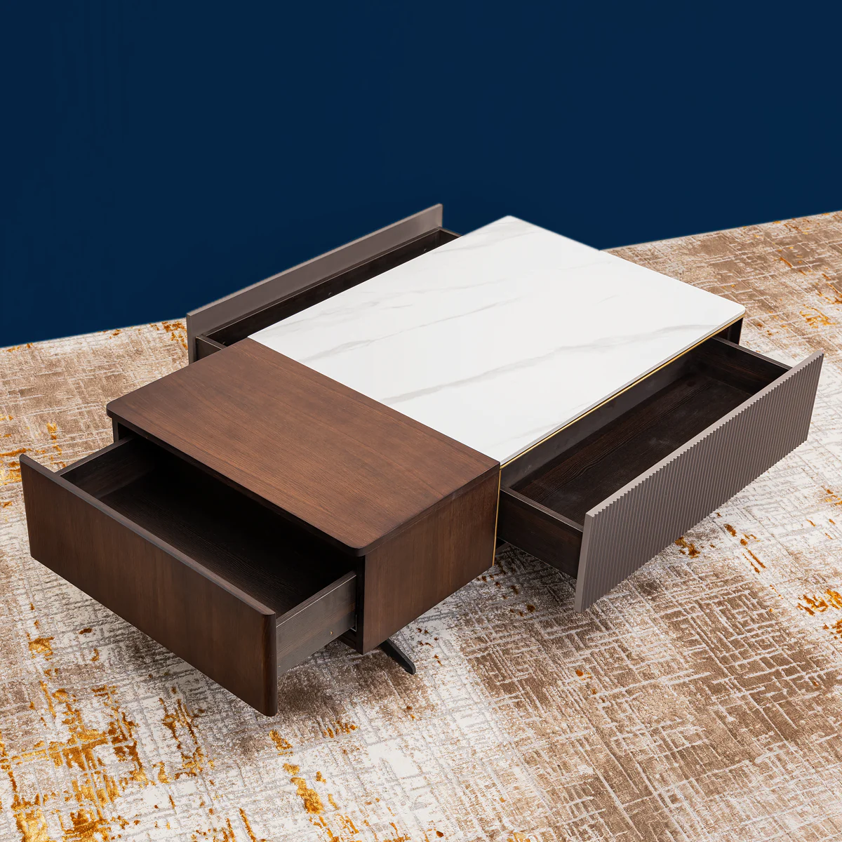 Marquessa Wooden Tv runner cabinet & Coffee table - Set of 2 - Image 6
