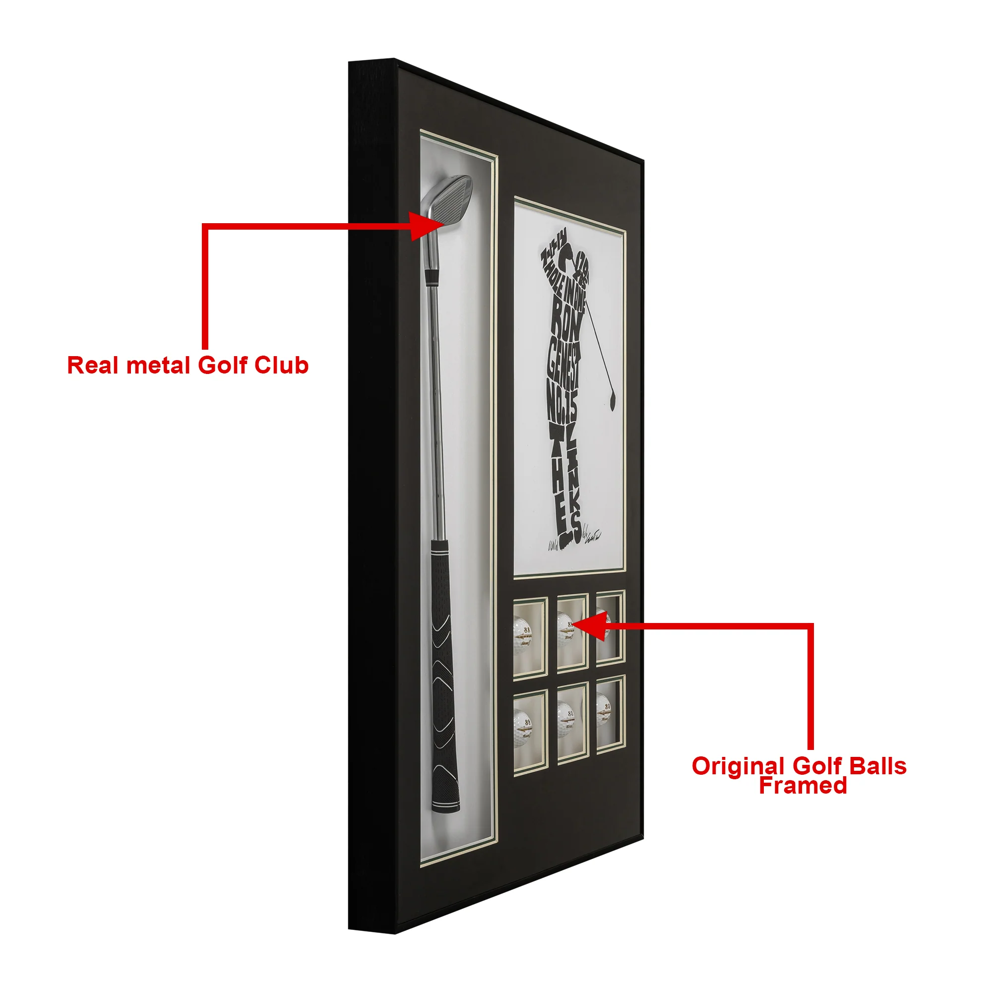 Masterstroke Golf Art Pop Art Shadow box - Image 3