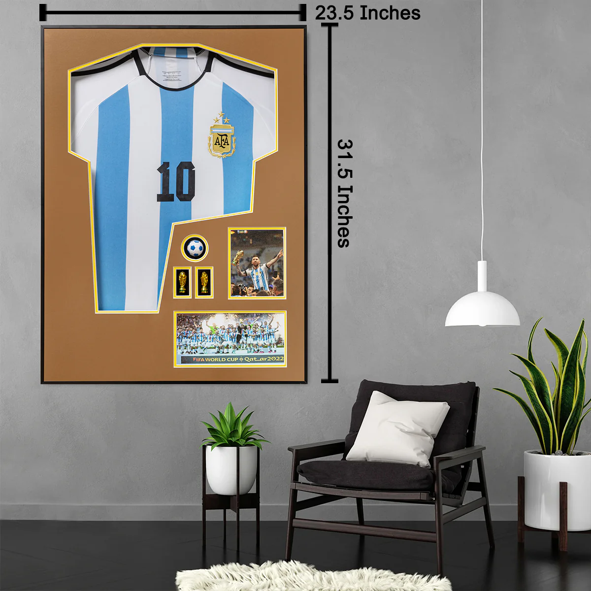Messi Legacy Pop Art Shadow Box Wall Decoration Piece - Image 2
