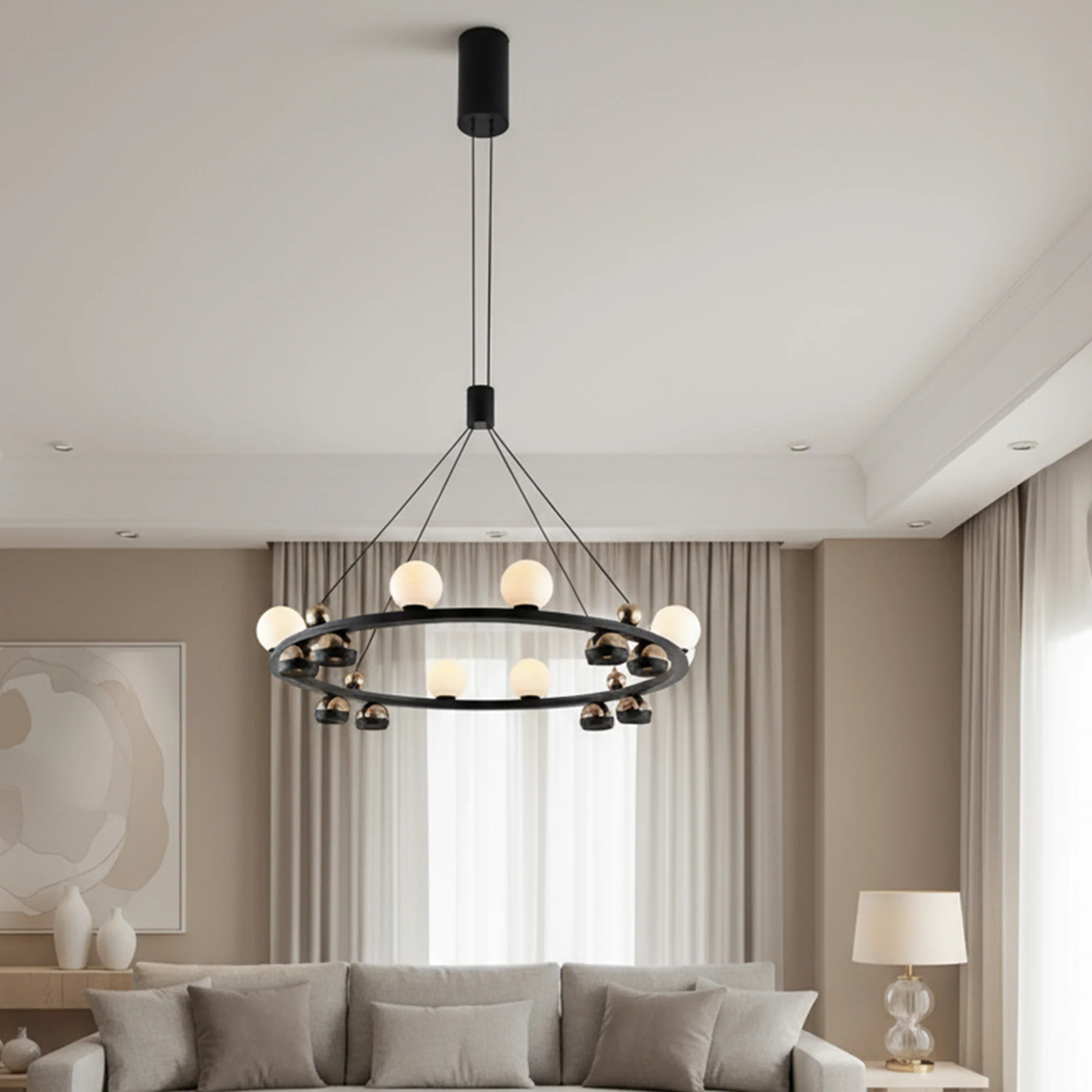 Moonlit Aura Glow Ceiling Light For Living Room - Image 3