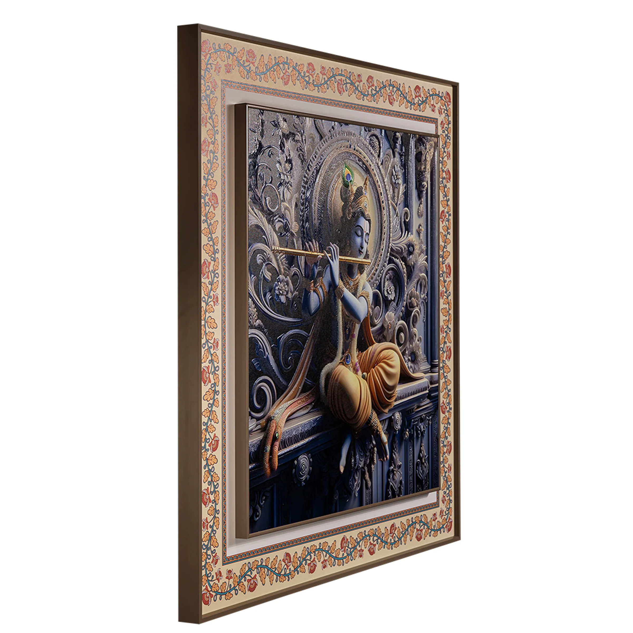 Murali Manohar The Lord Krishna Painting For Home (Double Frame) - Image 3