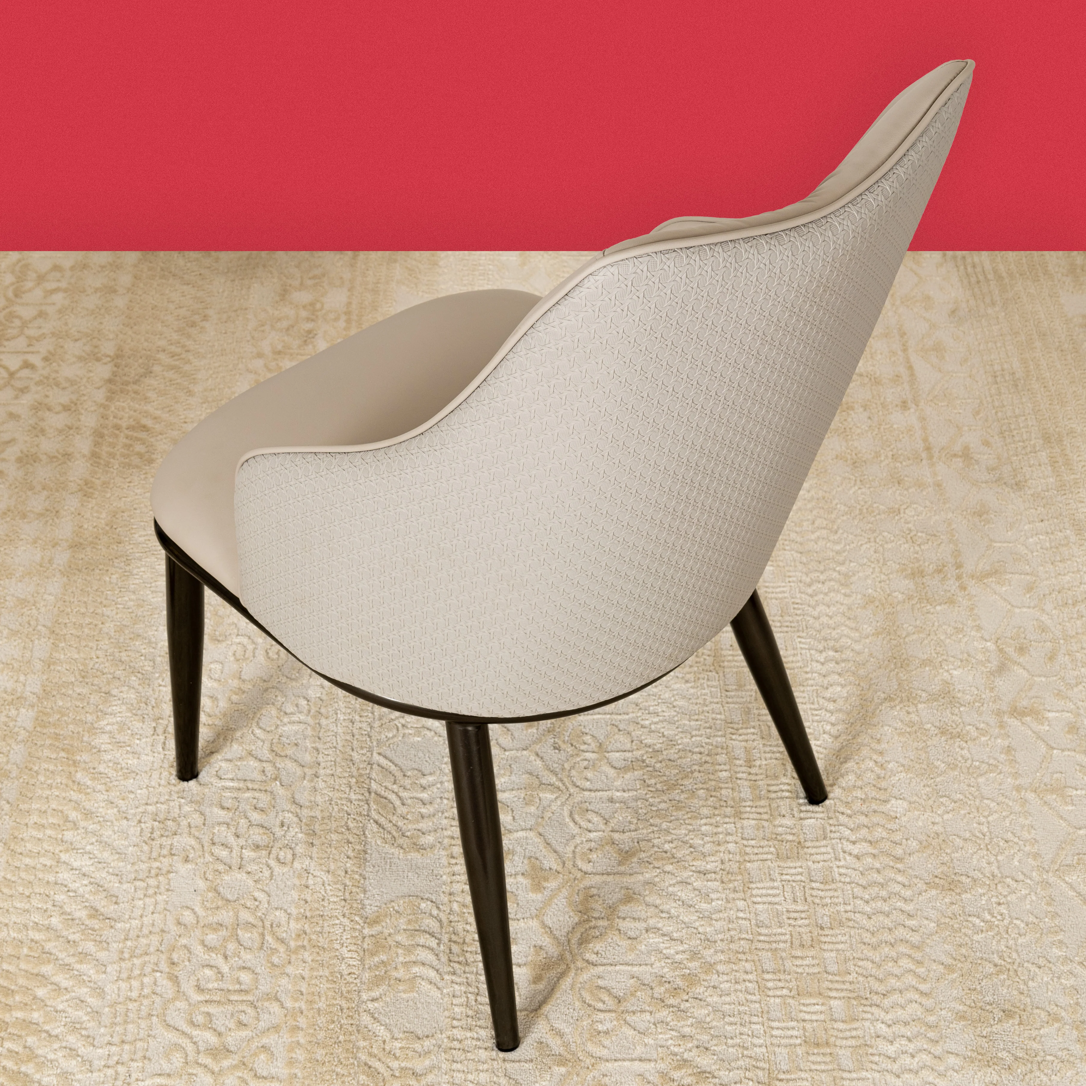 Noble Sanctuary Metal Dining Chair - Off White - Image 3