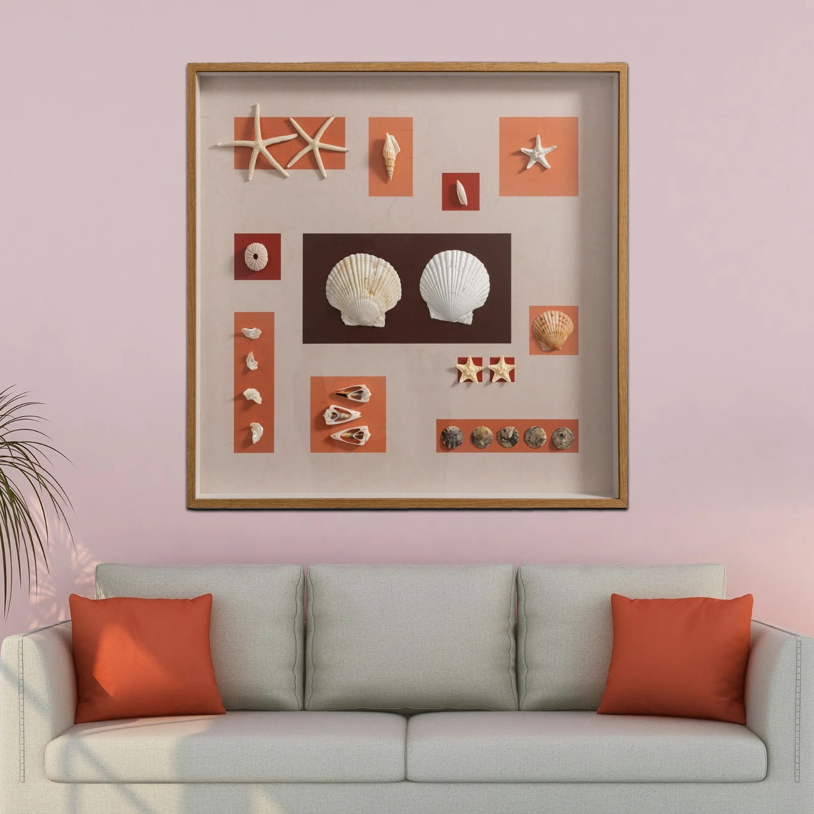 Ocean Treasures Shadow Box Wall Decoration Piece