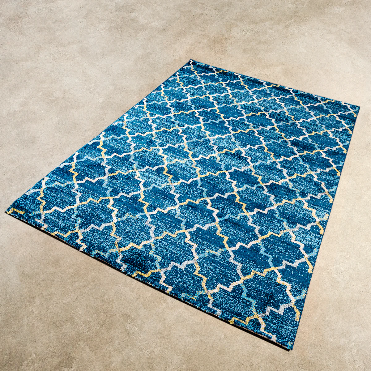 Pacific Geometric Patterned Floor Rug (5x7.5 Feet) - Image 2