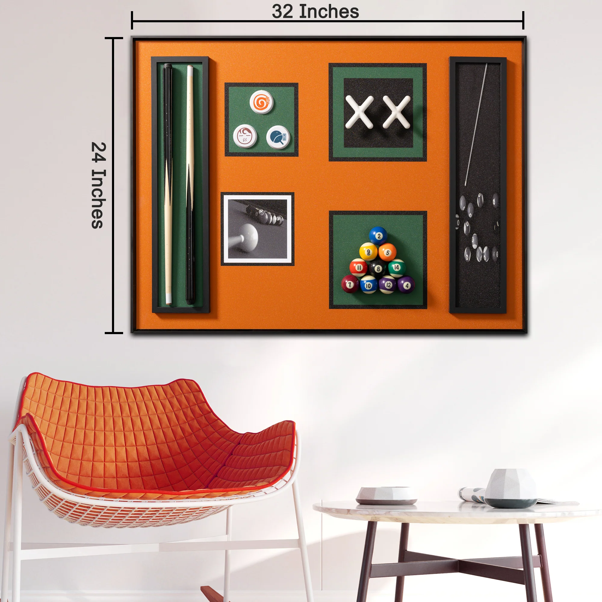Pool Master Pop Art Shadow Box & Wall Decoration Items - Image 3