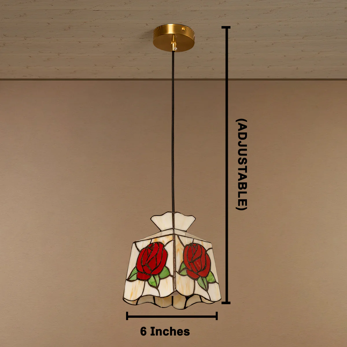 Rose Blossom Ceiling Light For Home - Image 3