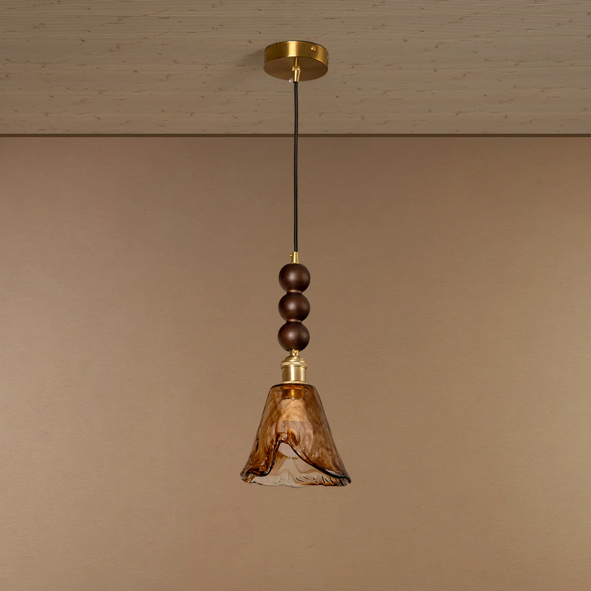 Rustic Flame Pendant Light For Living Room - Image 2