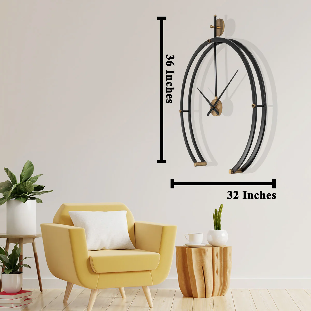Scarlett Contemporary Wall Clock - Image 3
