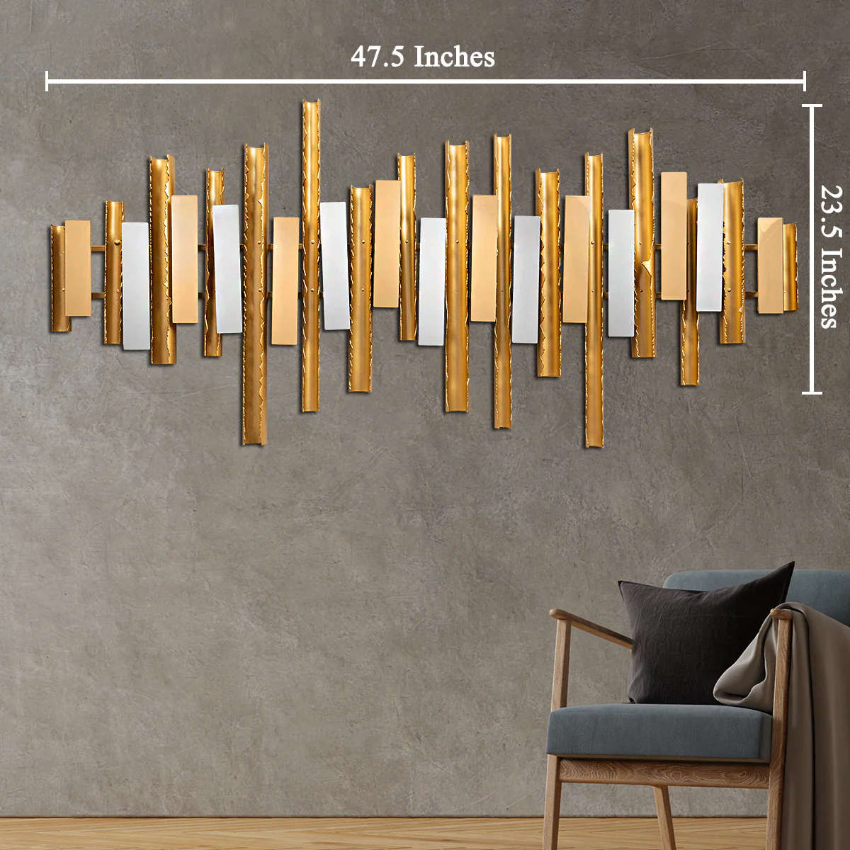 Soundwave Metallic Wall Decor - Image 5