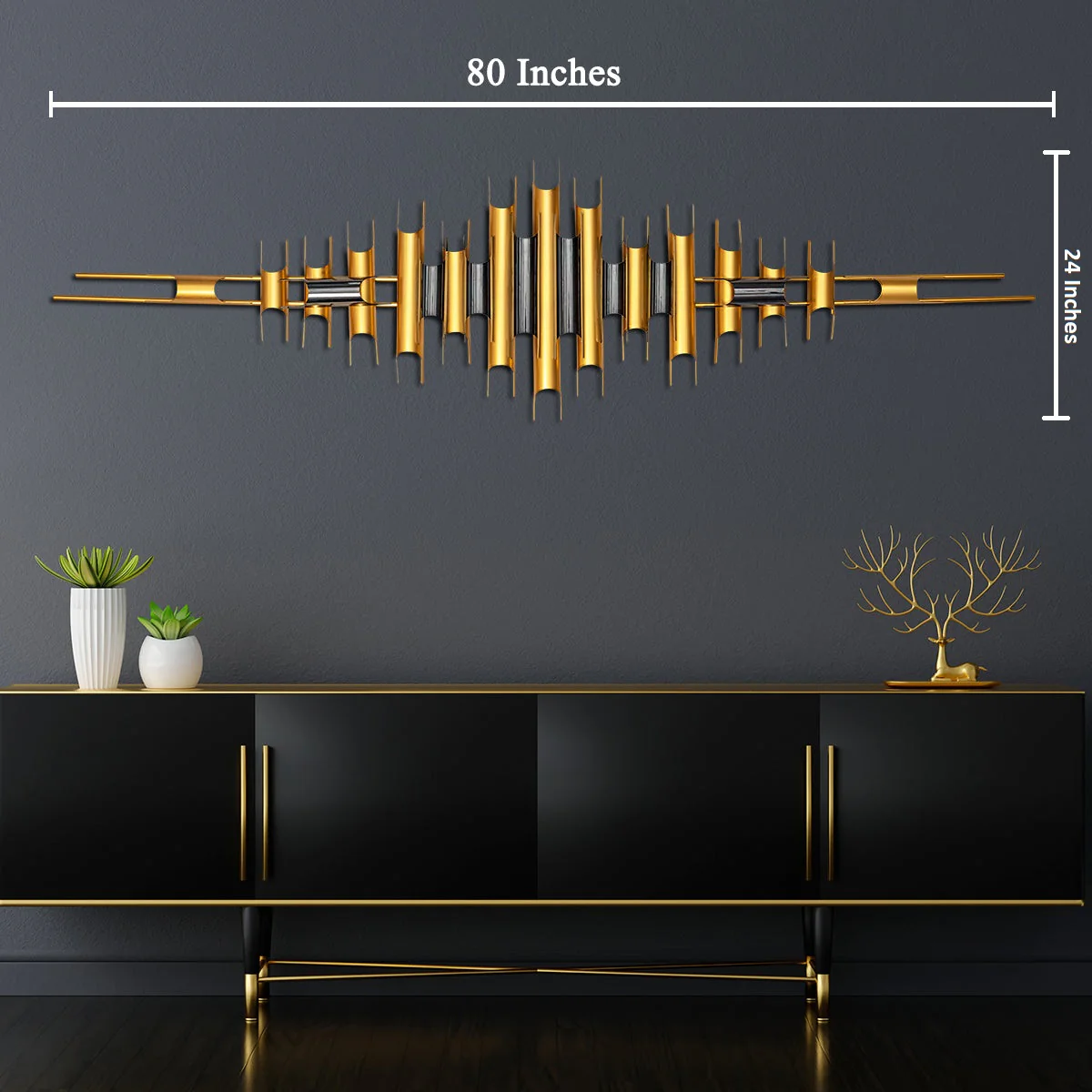 Stereoscopic Metal Art Wall Decoration - Image 5