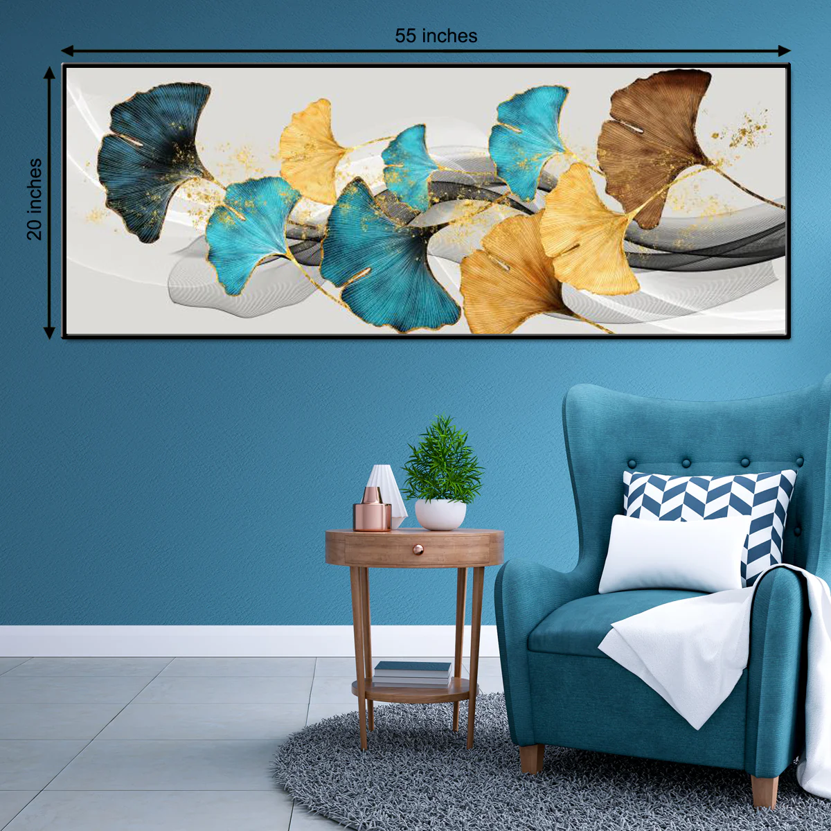 Synex Floral Ecstasy Framed Canvas Print - Image 2