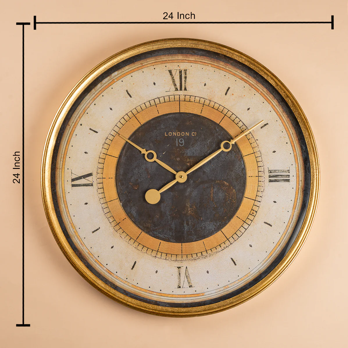 The Aeronautical Large Antique Wall Clock - Image 2