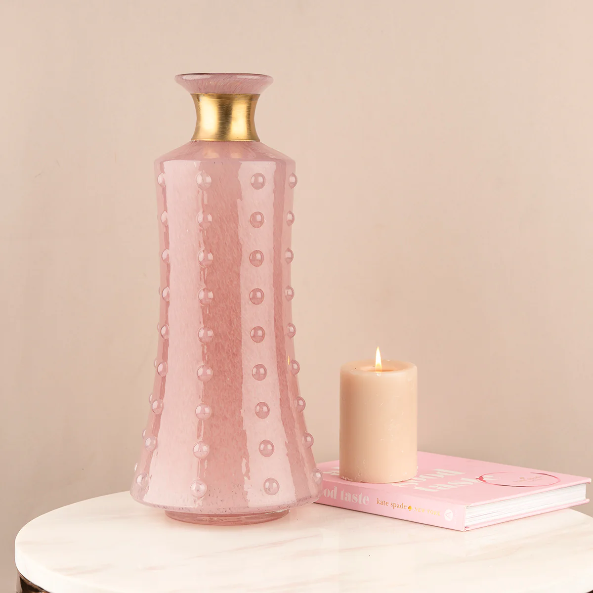 The Celestial Drop Handblown Glass Decorative Vase
