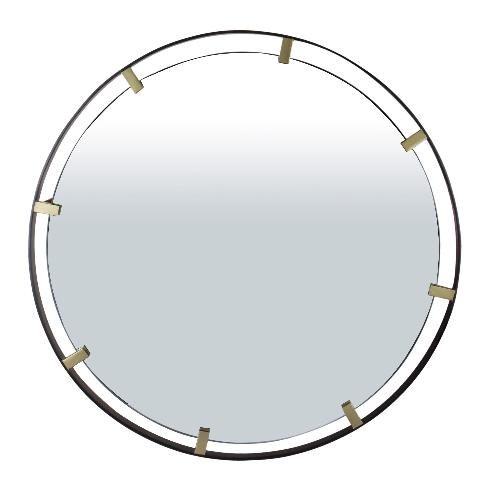 The Classic Golden Button Decorative Wall Mirror - Image 3