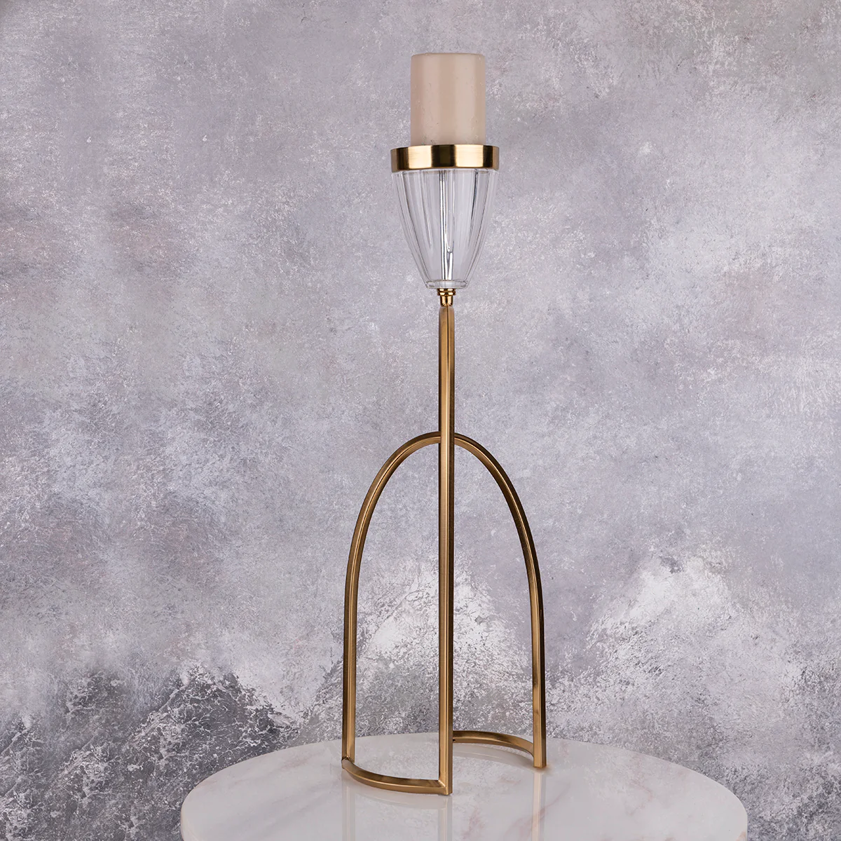 The Golden Mirage Candle Stand - Big - Image 3