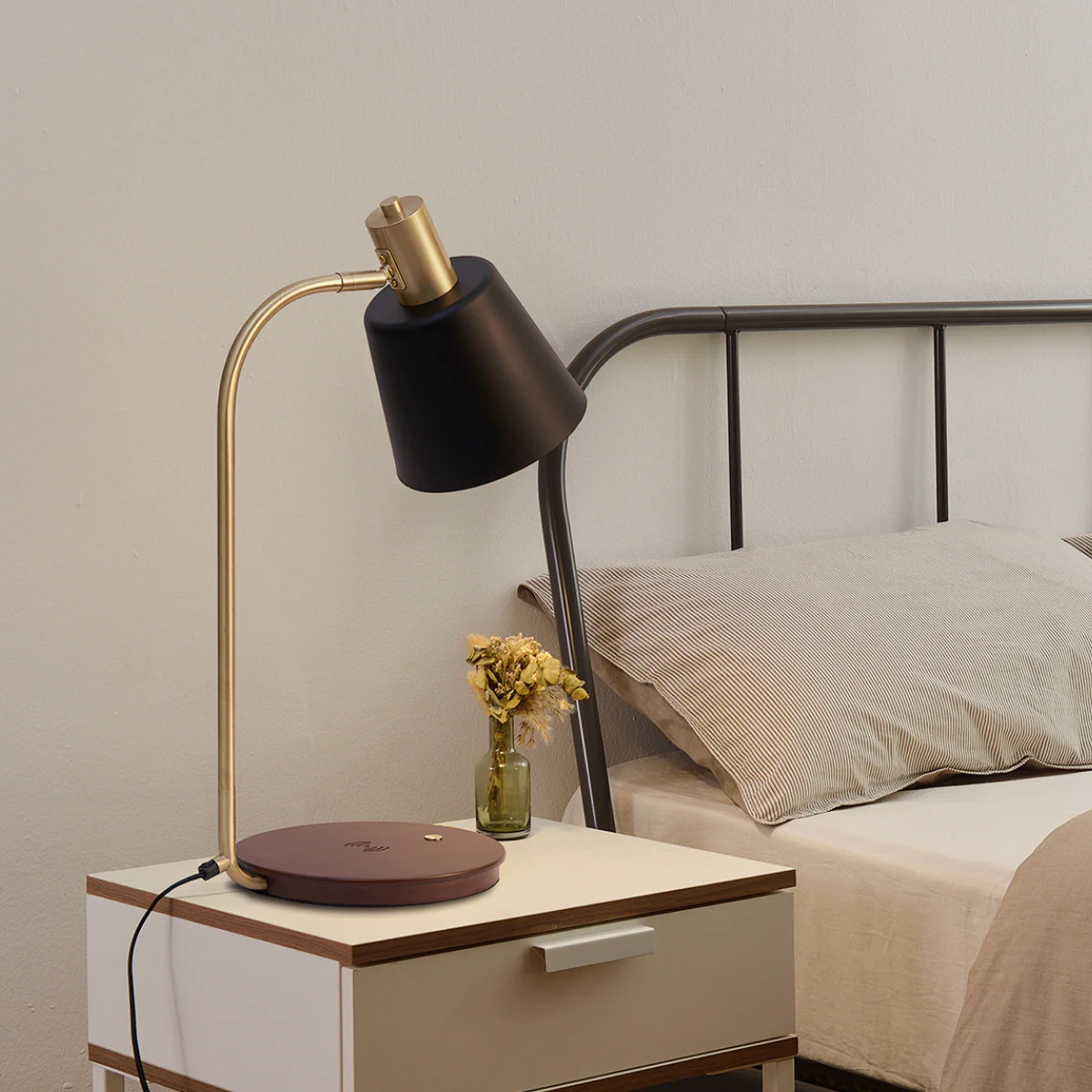 The Irish Dome Desk and Side Table Lamp (With Wireless Charging) - Image 4