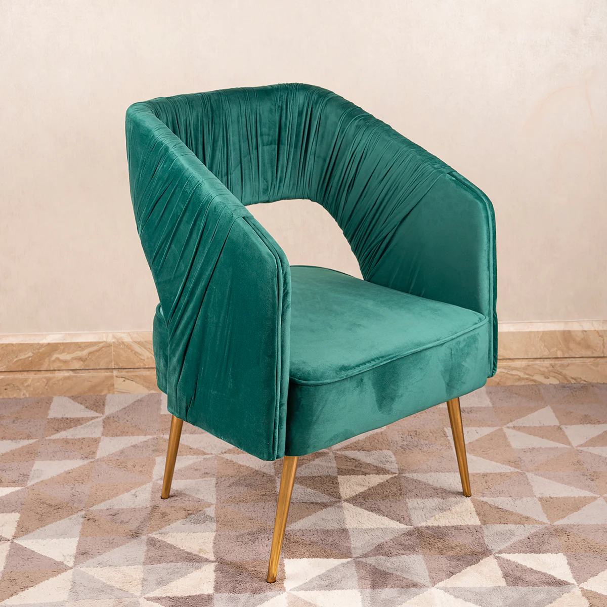 The Italian Pleated Accent lounge Chair - Image 3