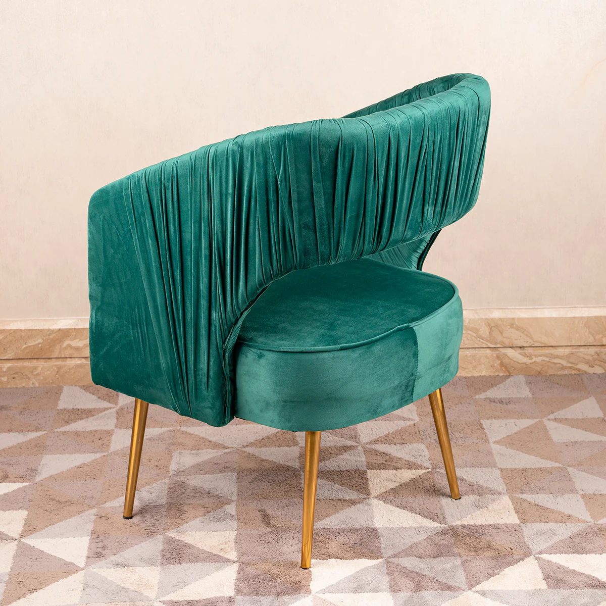 The Italian Pleated Accent lounge Chair - Image 4