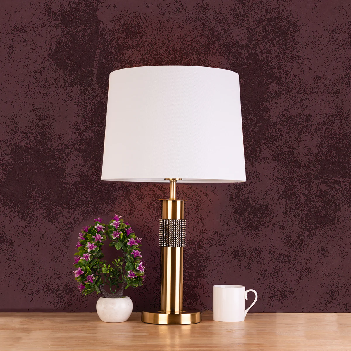 The Midnight Magic Stainless Steel Decorative Table Lamp - Image 2
