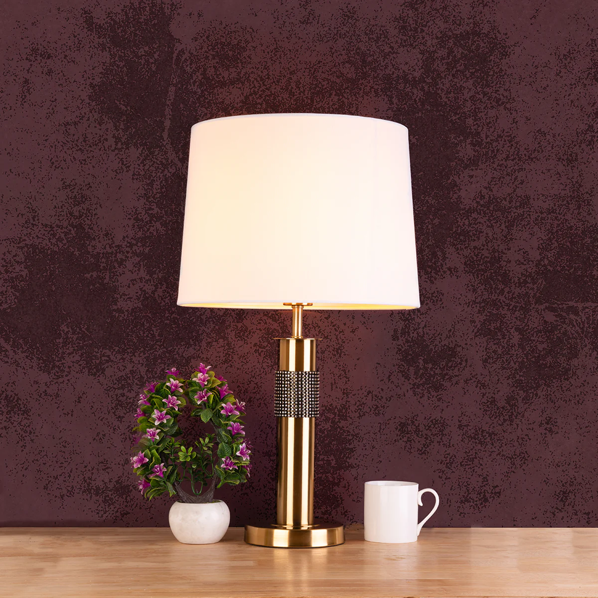 The Midnight Magic Stainless Steel Decorative Table Lamp - Image 3
