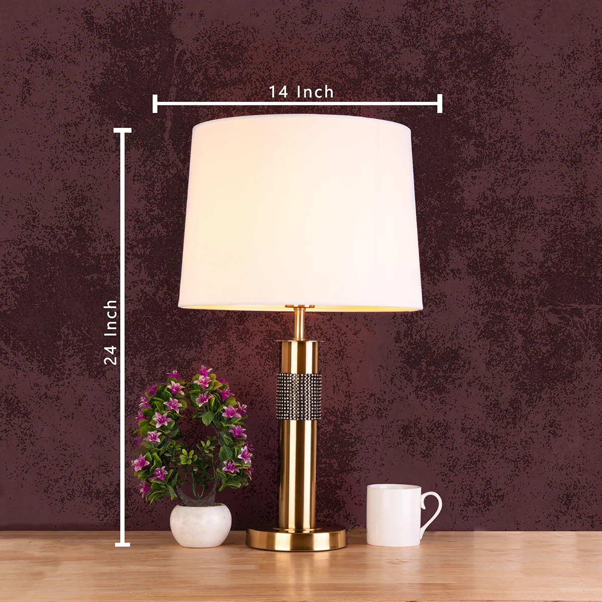 The Midnight Magic Stainless Steel Decorative Table Lamp - Image 4