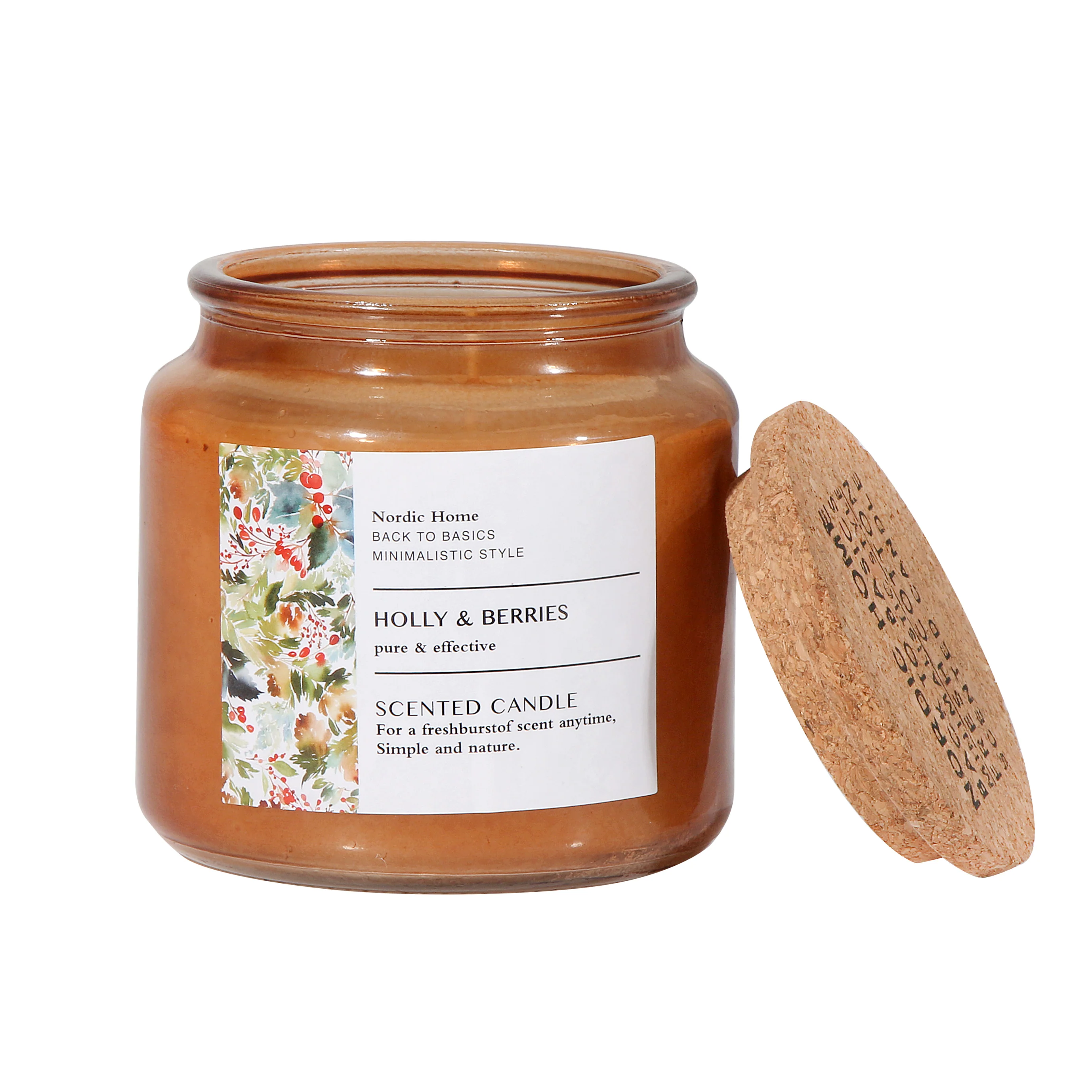 The Nordic Home - Holly and Berries Scented Aroma Candle - Image 2