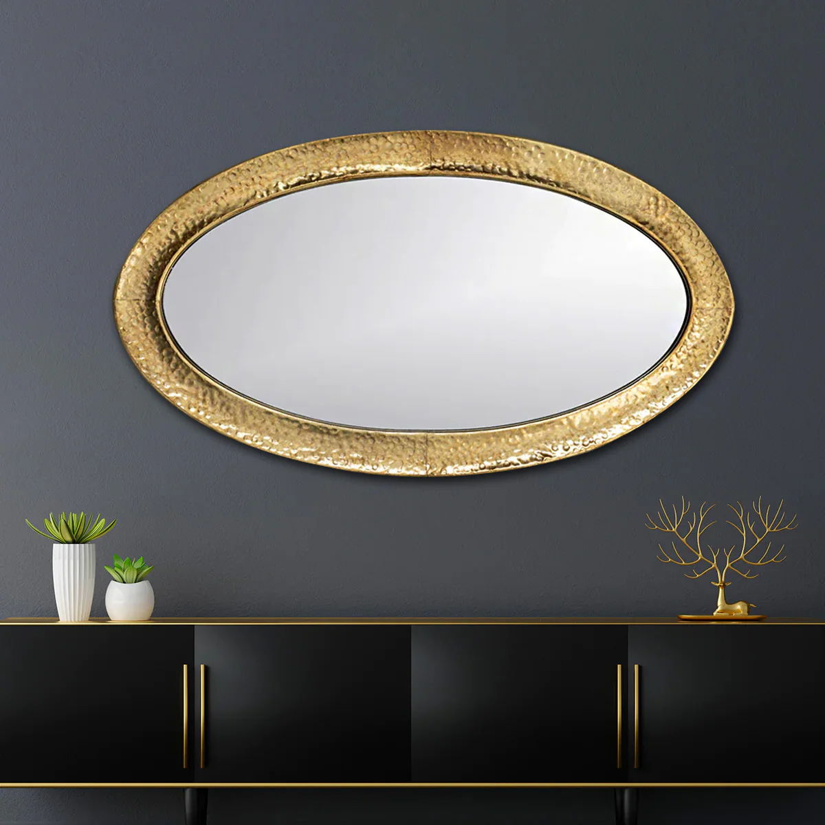 The Reflection King Grand Decorative Wall Mirror - Image 2