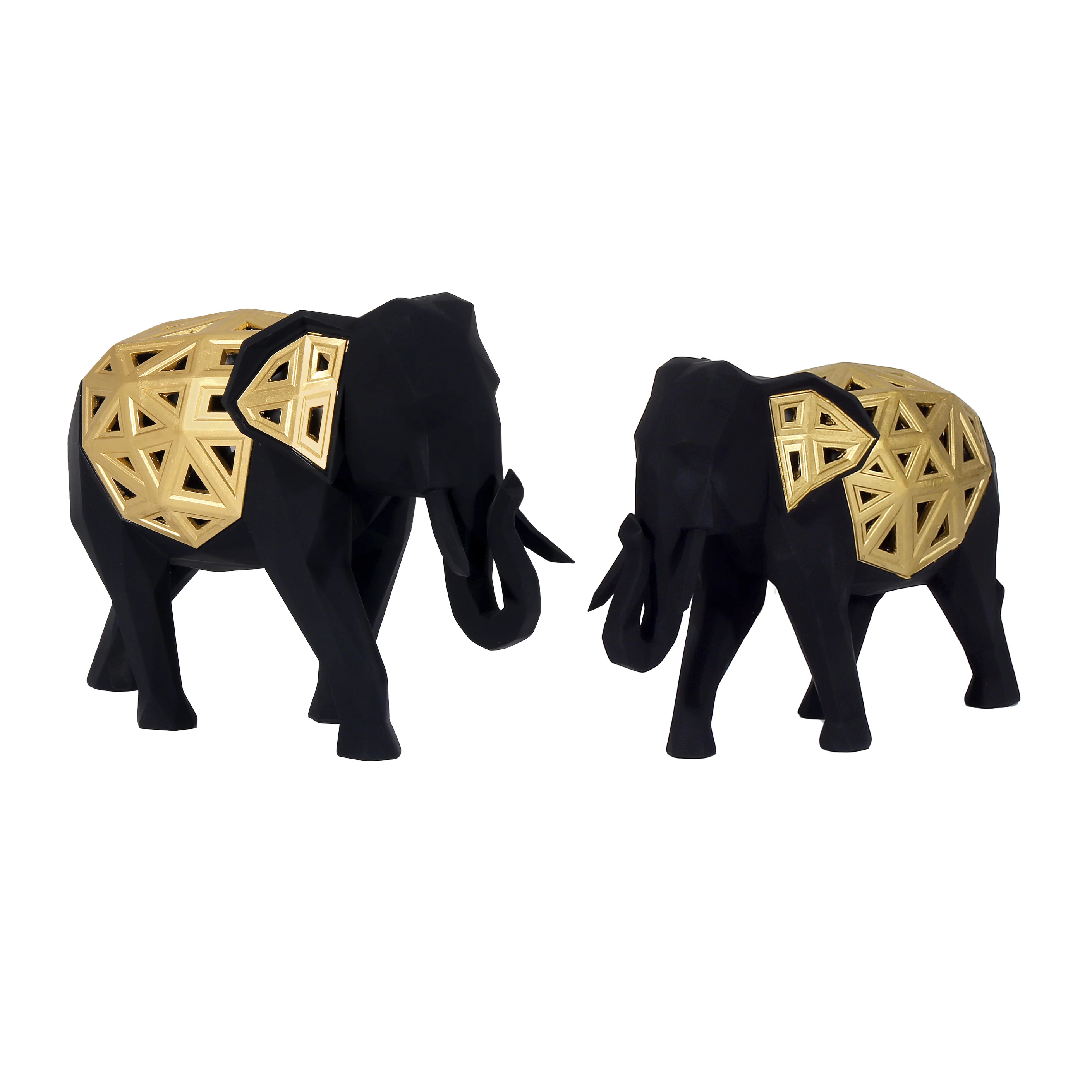 The Royal Elephant Table Decoration Showpiece - Set of 2 - Image 4