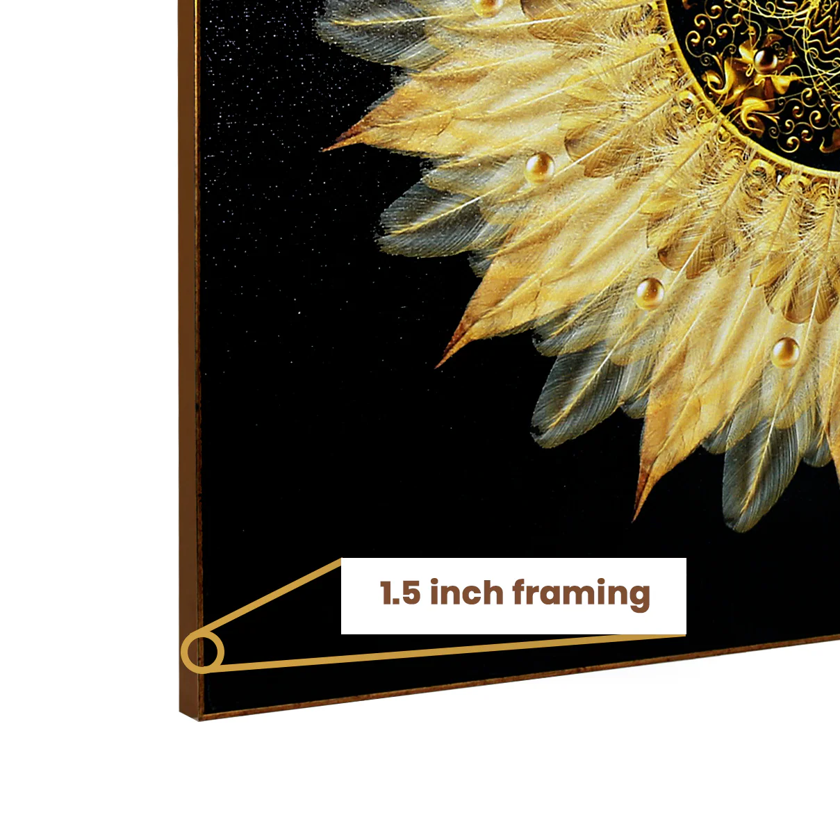 The Solar Chakra Framed Canvas Print - Image 5