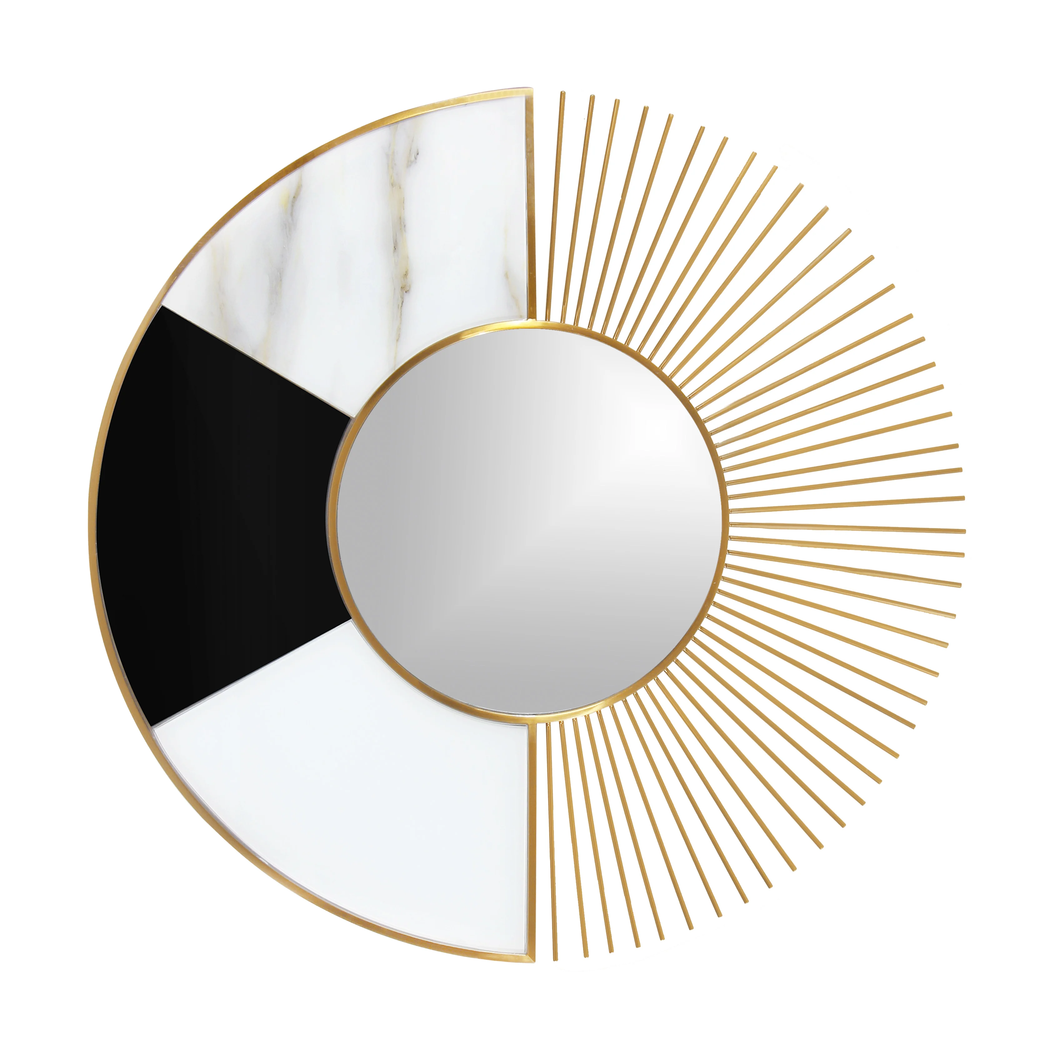 The Twin Face Decorative Wall Mirror - Image 3