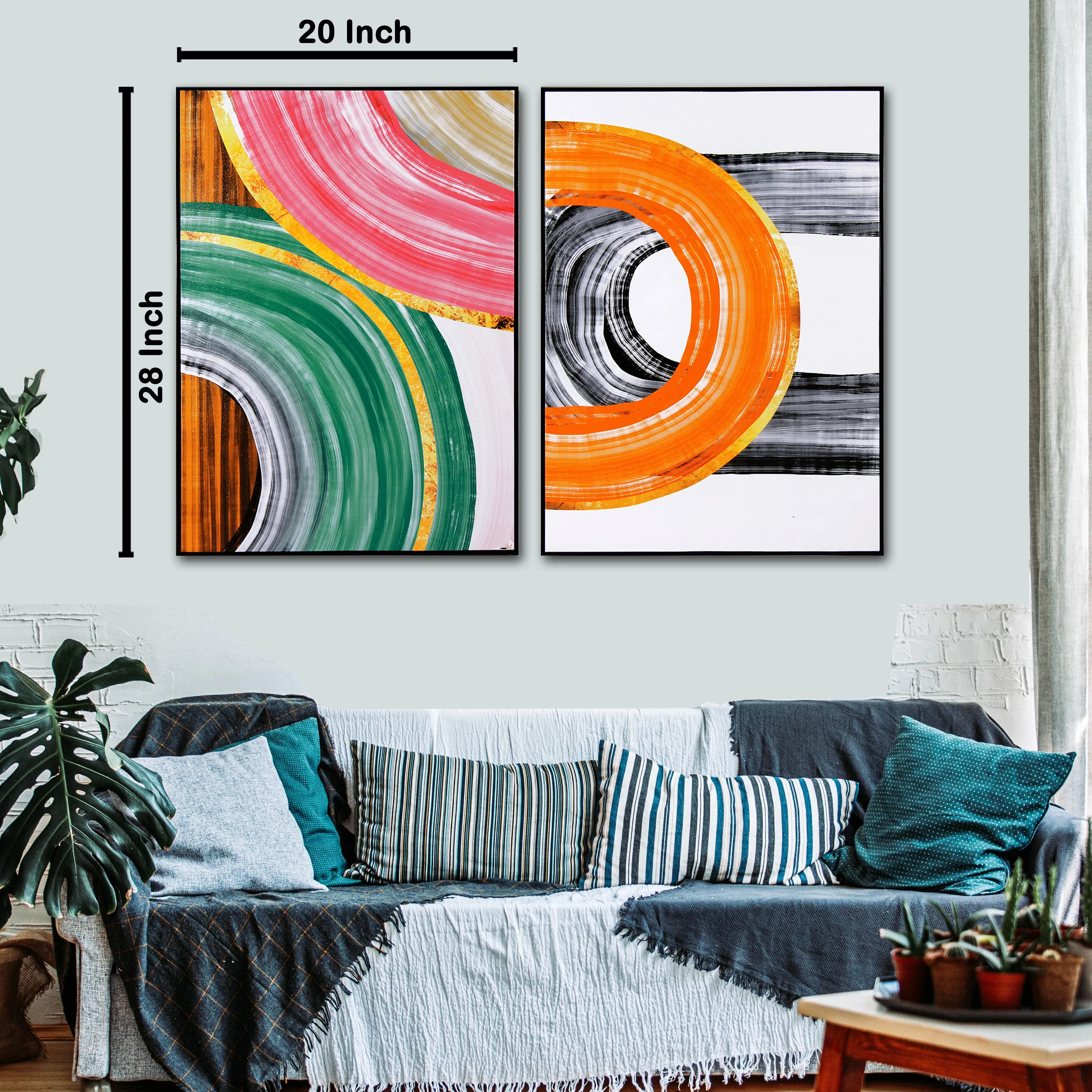 The Urban Traveller Framed Canvas Print Wall Art - Set of 2 - Image 2