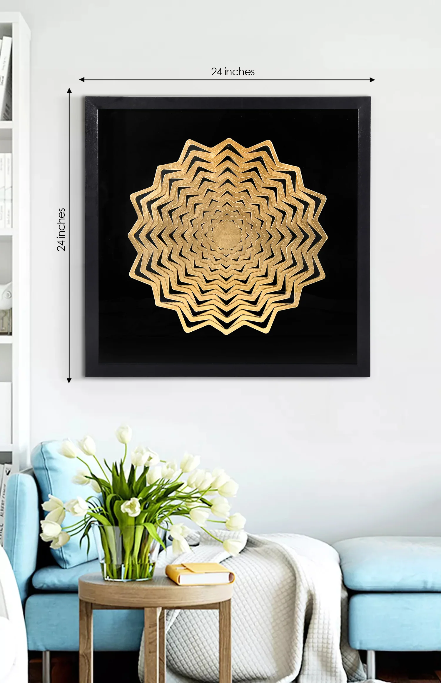 The Web of Love Shadow Box Wall Decoration Piece - Image 2