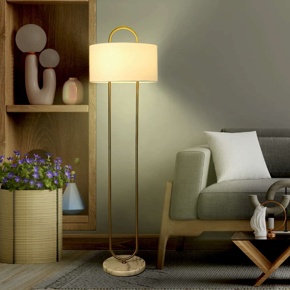 Tranquil Zen Standing Lamp - Image 2
