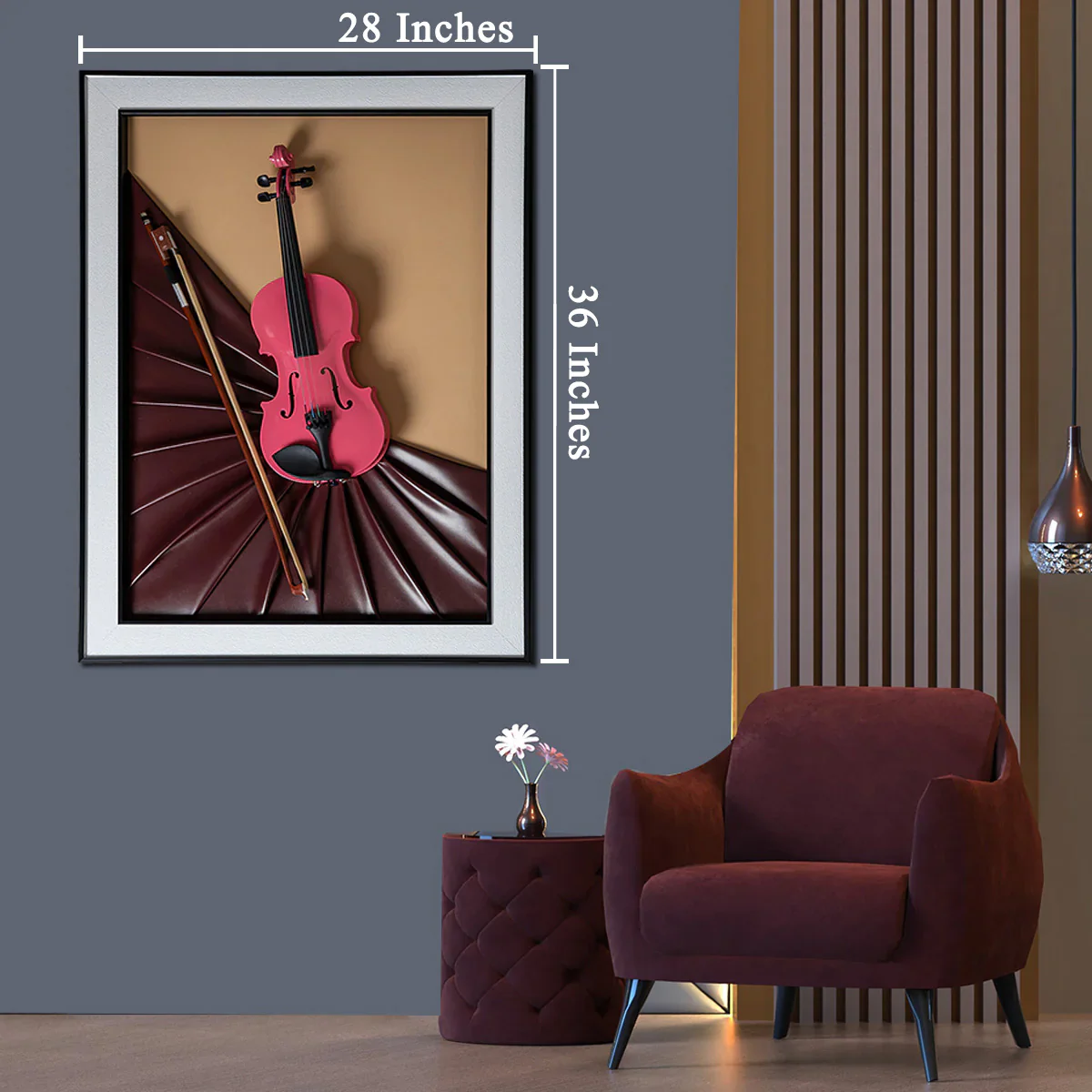 Transcendent Euphoria Shadow Box Wall Decoration Piece - Pink - Image 3