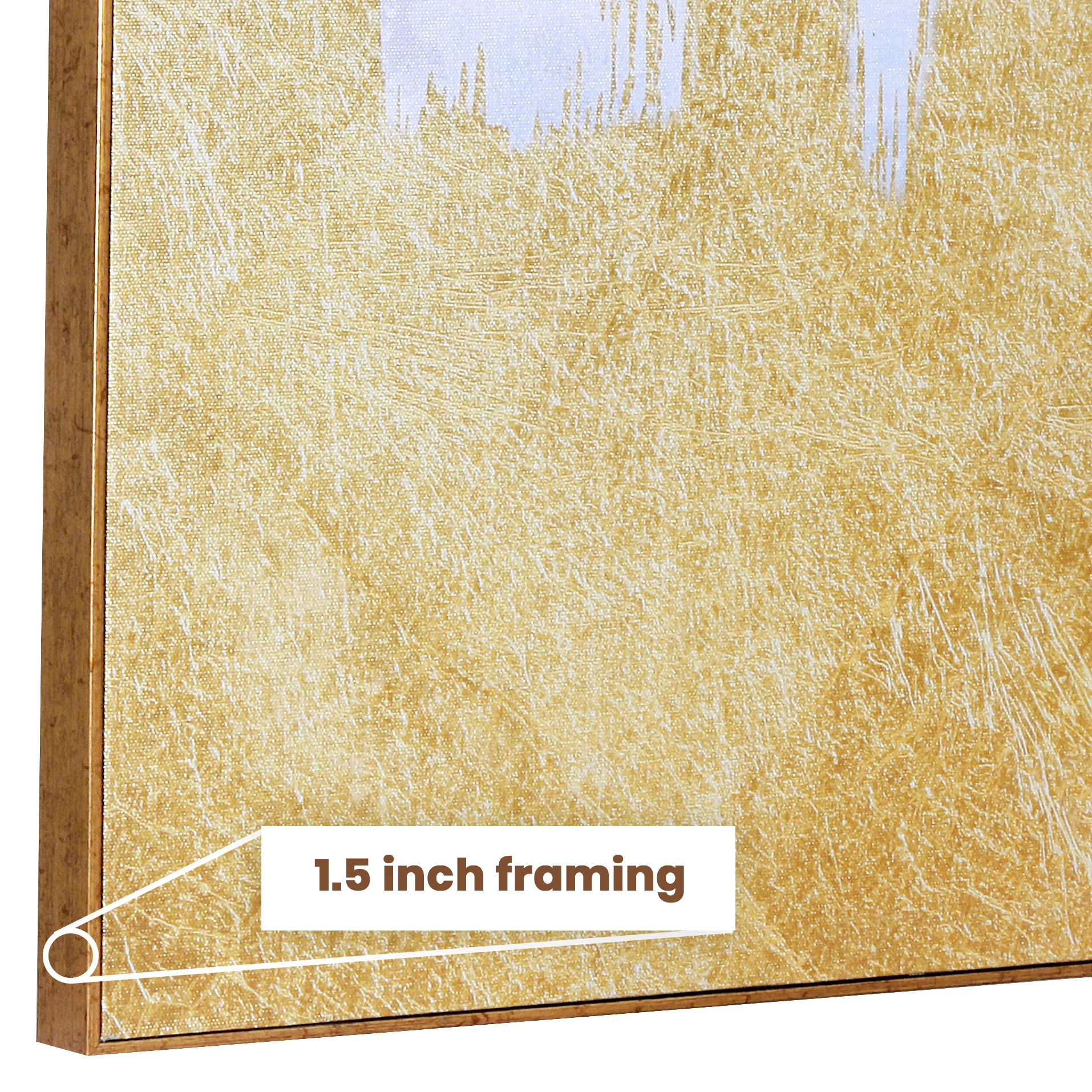 Twin Peaks Abstract Framed Canvas Print - Image 6