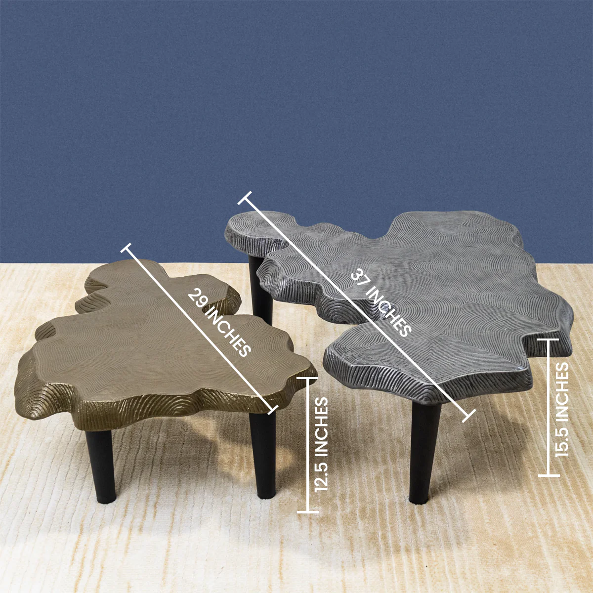 The Vesta Coffee Table - Set of 2 - Image 3