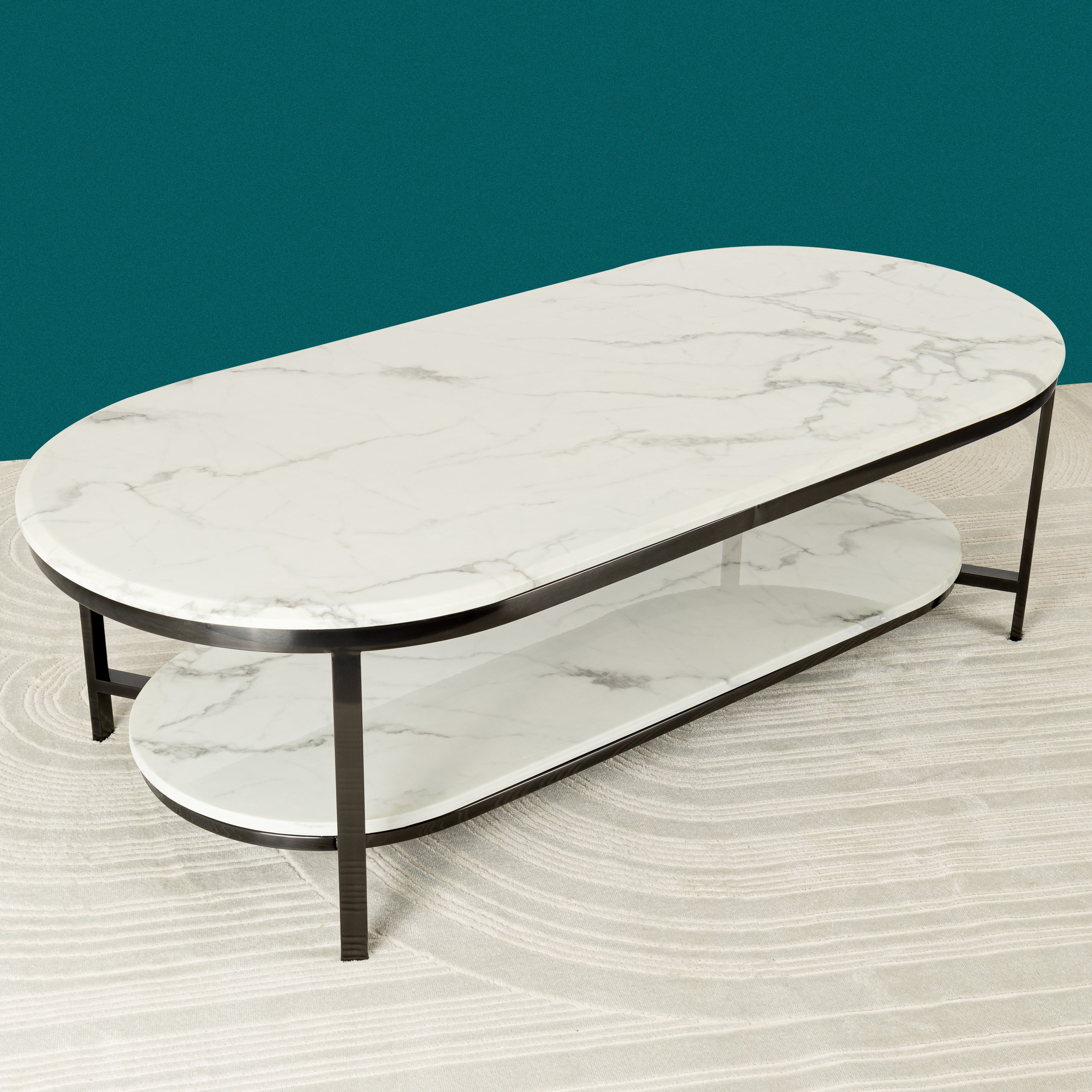 Whispering Essence Coffee Table - Black (STAINLESS STEEL) - Image 5