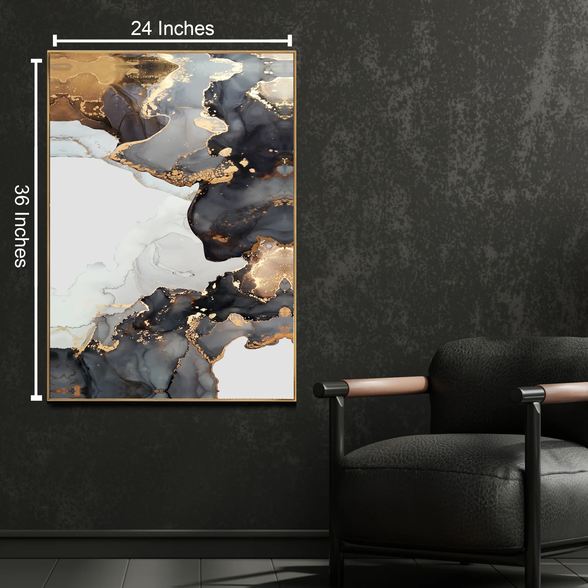 Whispering Shadows Canvas Painting for home décor - Image 2